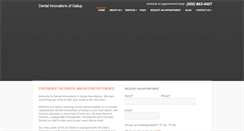 Desktop Screenshot of dentalinnovationsgallup.com